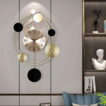 Iron Wall Clock Art – Timeless Elegance in Metal