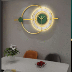 LUNADECOR TIME – Modern Metal Art Wall Clock